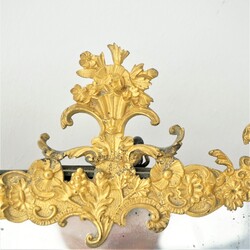 Swedish Ormolu Mirror In The Style Of Burchard Precht 18th century in guilded brass, Sweden