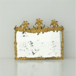 18th century Swedish Ormolu Mirror In The Style Of Burchard Precht