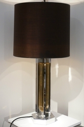 1970 Chrome And Brass Table Lamp