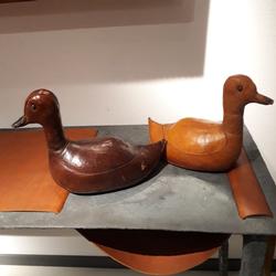 2 Ducks By Dimitri Omersa Abercrombie Of Liberty in leather, England