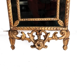 Mirror 1st half 18th century in wood, Italian 1720-1740